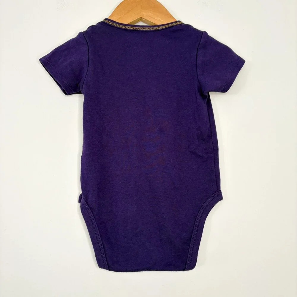 Baltimore Ravens Baby Onesie Bodysuit –‎ Size 6–12 Months